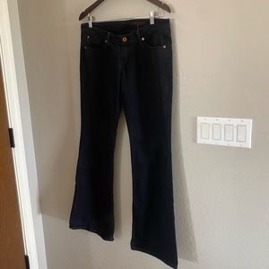 Adriana Goldschmied flare black jeans | 31